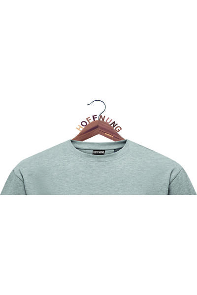 HOFFNUNG Μπλουζάκι Unisex Ανδρικό/Γυναικείο με λαιμόκοψη ON ATTACK EAGLE oversized