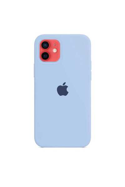 Apple Silicone Case for iPhone 12, Baby Blue