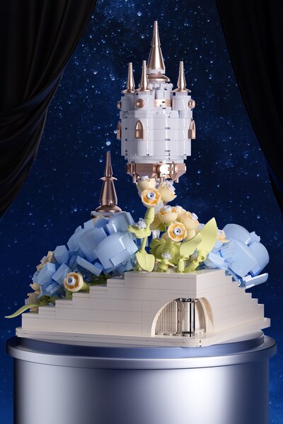 balody The Starry Night Love Mark Series Building Block Set – 1039 Pieces