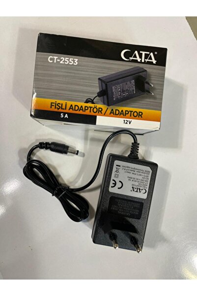 Cata Ct-2553 5 Amper 60W 12V Fişli Adaptör Trafo