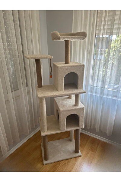 CATABYSS بيت القطط الفاخر ولوح الخدش |   4 طوابق، حجم كبير، تصميم قوي وحديث