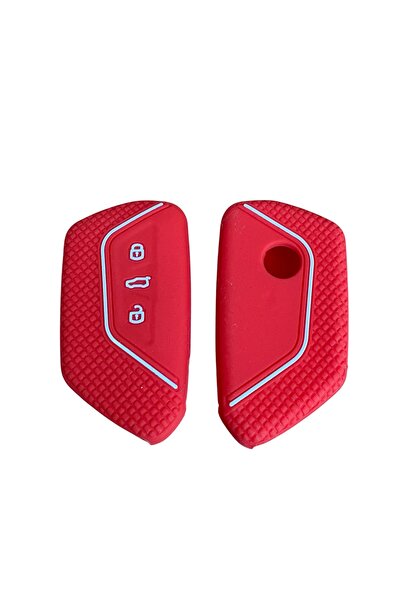 İKTUNING Vw New Golf 8 -Golf 8.5 Red 2 Color Silicone Key Case