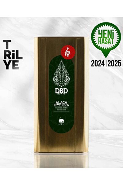 Trilye Alaca Hasat Zeytinyağı - 5 Litre Teneke