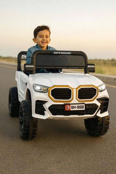 dehkah 4x4 Electric Jeep for Kids – Sporty Dual Seat Design with Amazing LED Lights and Unlimited Power