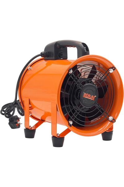 Bonai 8" Portable Industrial Ventilator Fan – 200mm Axial Flow Exhaust Fan | 150-200W Motor | 2900