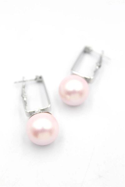 No8 Home Pearl Earrings - Pink