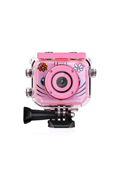 SMARTIC Camera video sport SMARTIC, camera digitală subacvatică pentru copii, 2.0″, full HD, roz