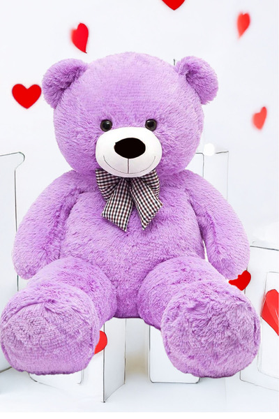 Sole 90 cm Plush Teddy Bear and Teddy Bear Bouquet with Clothes Valentine's Birthday Gift for Sweetheart Girl