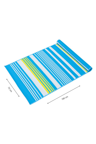 SMARTIC Foldable beach mat, 180×72 cm, Smartic, blue/white