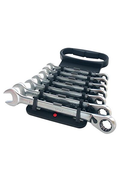 Honiton Set de 7 chei combinate, 10-19 mm, inel clichet reversibil