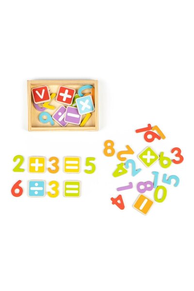 SMARTIC Educational Toy for Kids, Magnetic Numbers and Letters, +3 Years, Smartic, Multicolor