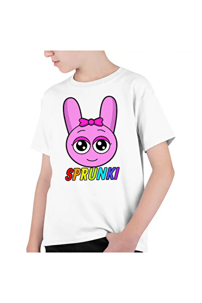 OEM Tricou Copii Baieti Sprunki Game Pink