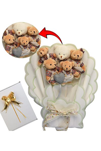 Sole 90 cm Teddy Bear Plush and Teddy Bear Bouquet with Clothes Valentine's Day Birthday Gift for Girlfriend