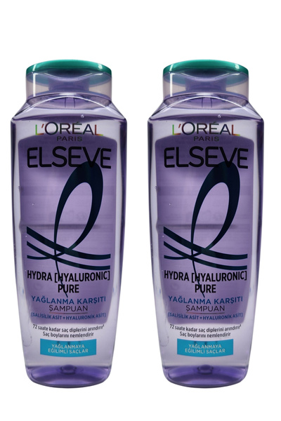 ELSEVE Şampuan Hydra Yağlanma Karşıtı 300ml x 2 Adet