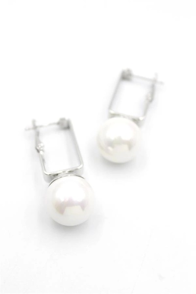 No8 Home Pearl Earrings - White
