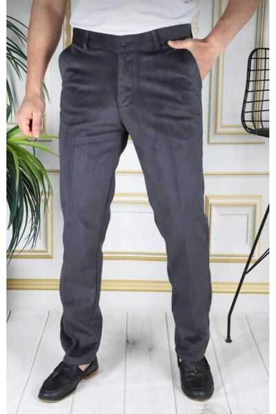 şalvarcı Men's Texture Soft Velvet Trousers