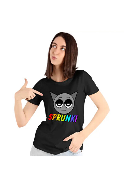 OEM Tricou Femei Sprunki Gray Song