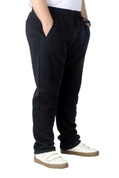 TANİŞ GİYİM Jumbo Battal Compact Combed Pockets Zippered Tracksuit Bottom