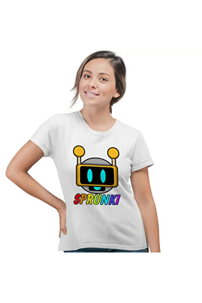 OEM Tricou Femei Sprunki Fun Bot Song