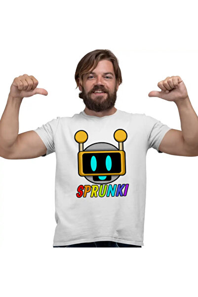 OEM Tricou Barbati Sprunki Fun Bot Song