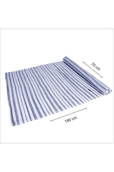 SMARTIC Foldable beach mat, 180×70 cm, cotton, Smartic, blue