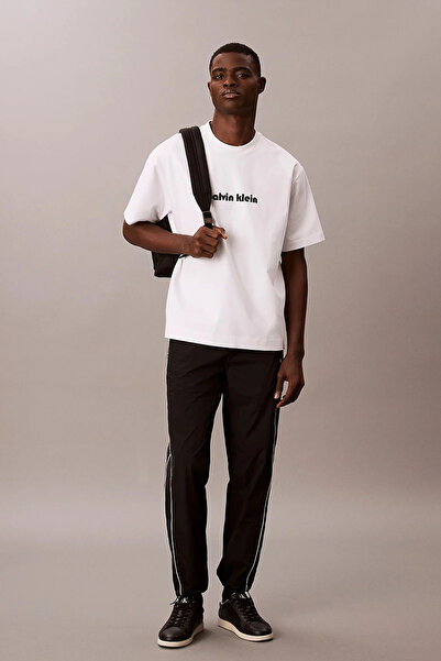 Calvin Klein بنطلون كاجوال أسود للرجال