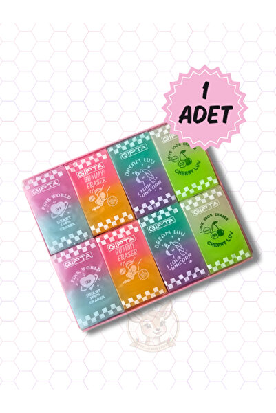 Gıpta Pink World Transparan Silgi (1 Adet)