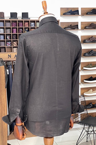 NAZEF Slim Fit High Quality Button Collar Cotton Shirt