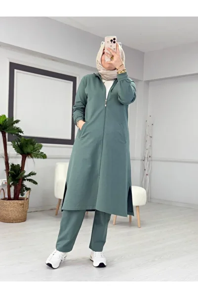 ButikKardelen Camelya.Tesettür Double Tracksuit Set10548