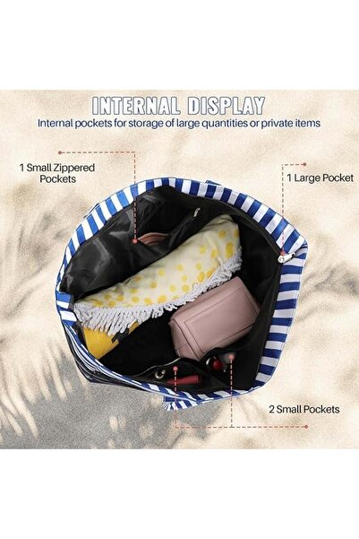 OEM Geantă de plajă pentru femei, material impermeabil