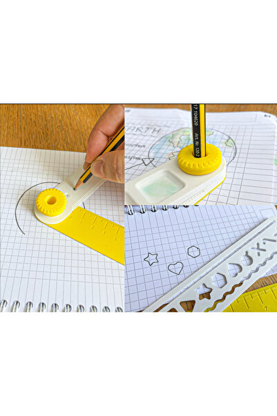 Flexilab Creative Çocuklar İçin 3D Baskı Katlanabilir Çizim Seti | Şablon + C...