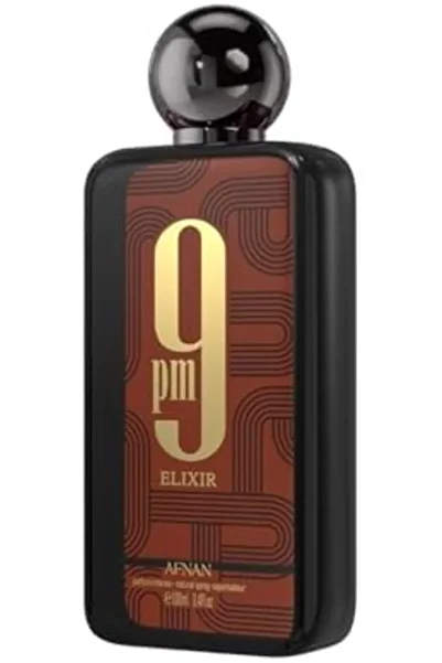 Afnan 9 PM Elixir Unisex Extrait De Parfum, 100ML