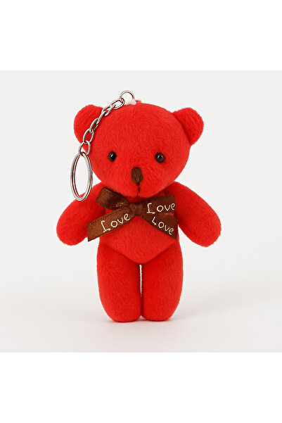 Mersi SHOP سلسلة مفاتيح دمية دب قطيفة - هدية زفاف ولدود