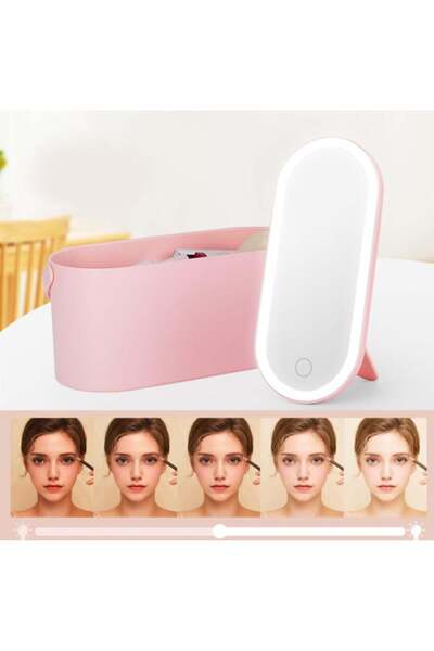 hero smart home Makeup Organizer with LED Mirror