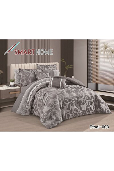 Smart Luxury Heavy Jacquard Double Duvet Cover Set, 8 Pieces, King Size Duvet Cover, 240 x 260 cm