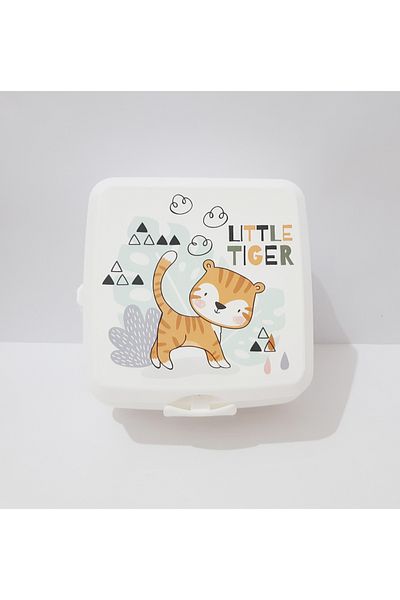 renkli çiçekler Lunch Box 13X13X9 cm Patterned Lunch Box Food Storage Container for School
