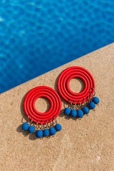 Lu Atelier Camila Red & Blue Handmade Summer Earrings – Lu Atelier