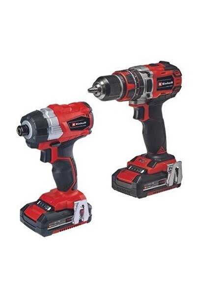 Einhell TP-18V Twin Pack Bl Kömürsüz Akülü Matkap -Akülü Vidalama 2X2.0AH Bez Çantalı Set