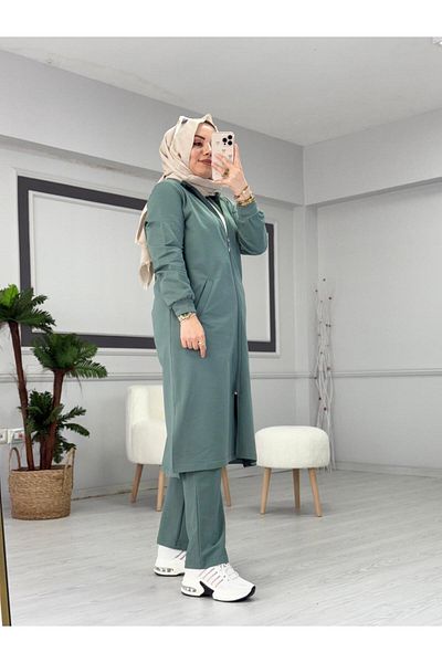 ButikKardelen Camelya.Tesettür Double Tracksuit Set10548