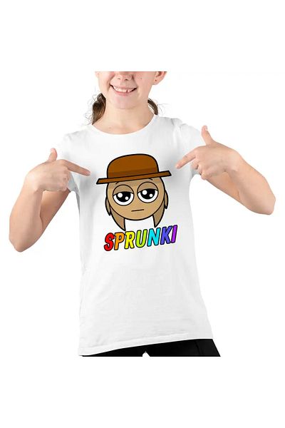 OEM Sprunki Tunner Hat Kids Girls T-Shirt