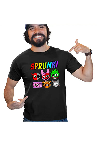 OEM Tricou Barbati Sprunki Horror Beats