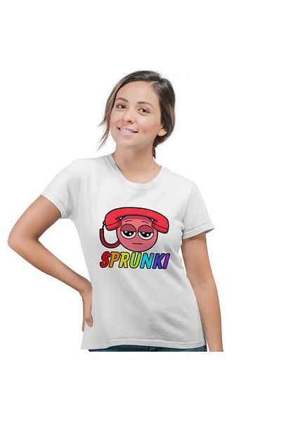 OEM Women's T-Shirt Sprunki Music Tele Beat