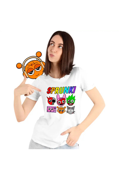OEM Women's T-shirt Sprunki Horror Beats