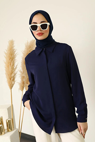 moda auram Saten Gömlek