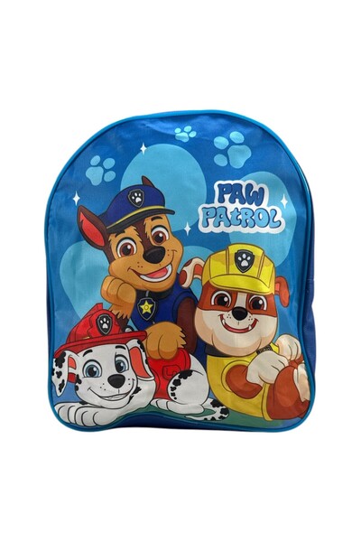 PAW PATROL Rucsac albastru de gradinita Prieteni Paw Patrol 30x26x10cm