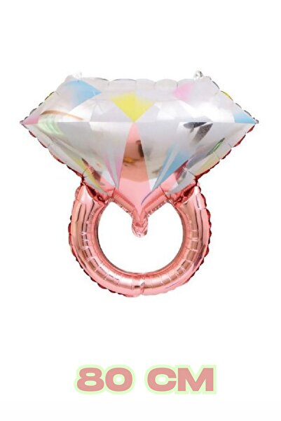 Baloncu Nene Ring Foil Balloon 80 cm Bachelorette Marriage Proposal Birthday Celebration Special Day Ornament Material