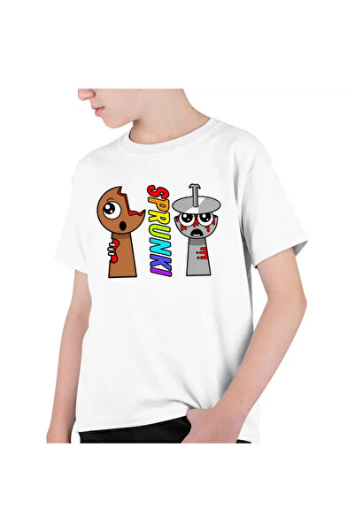 OEM Tricou Copii Baieti Sprunki Horror Theme