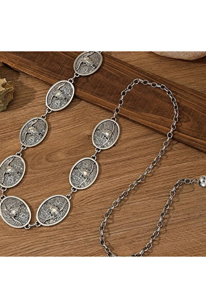 MİLALAZO Vintage Batı Tarzı Kadın Bel Kemeri