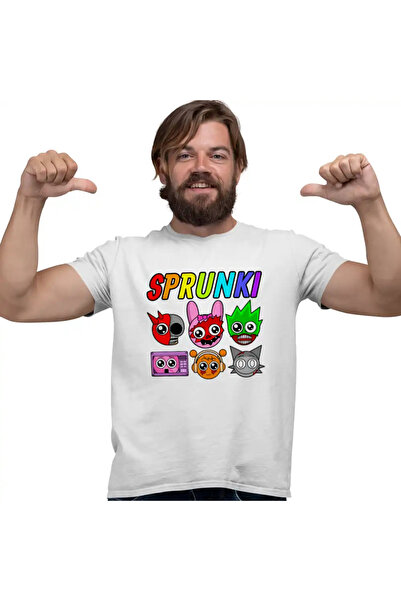 OEM Tricou Barbati Sprunki Horror Beats