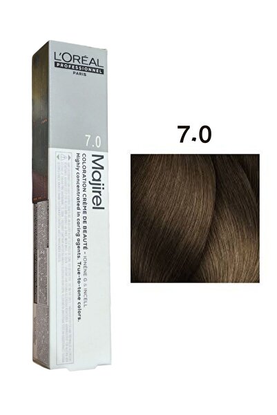 Majirel صبغة شعر دائمة أشقر غامق رقم 7.0 - 50مل